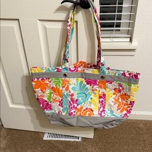 Thirty one Colorful Floral Tote Bag